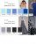 Креп стрейч Амузен 14-4122, 85 гр/м2, шир.150см, цвет голубой - купить в Майкопе. Цена 148.37 руб.