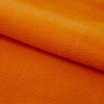Флис DTY 16-1358, 250 г/м2, шир. 150 см, цвет оранжевый - купить в Майкопе. Цена 640.46 руб.