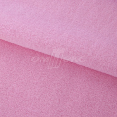 Флис окрашенный 15-2215, 250 гр/м2, шир.150 см, цвет светло-розовый - купить в Майкопе. Цена 580.31 руб.
