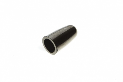 8100-Наконечник пластиковый под металл 15 мм-тем.никель - купить в Майкопе. Цена: 2.45 руб.