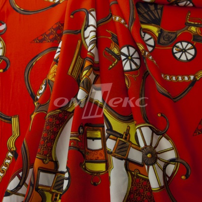 Плательная ткань "Фламенко" 16.1, 80 гр/м2, шир.150 см, принт этнический - купить в Майкопе. Цена 241.49 руб.
