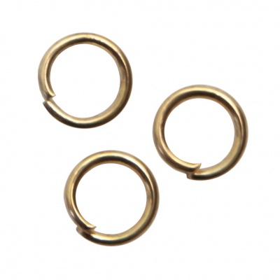Кольцо  соединительное для бижутерии 5 мм, цв.-золото - купить в Майкопе. Цена: 0.44 руб.