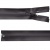 Молния водонепроницаемая PVC Т-7, 60 см, разъемная, цвет (301) т.серый - купить в Майкопе. Цена: 49.39 руб.