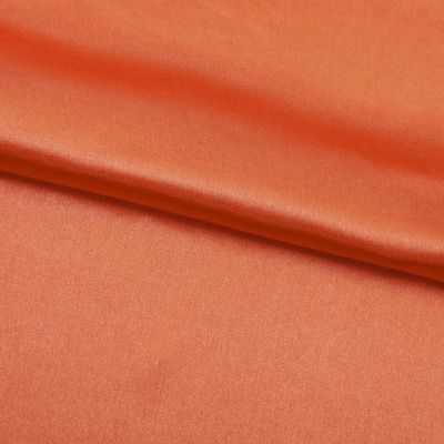 Поли креп-сатин 18-1445, 120 гр/м2, шир.150см, цвет оранжевый - купить в Майкопе. Цена 155.57 руб.
