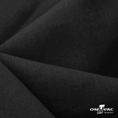 Ткань костюмная Зара, 92%P 8%S, BLACK, 200 г/м2, шир.150 см - купить в Майкопе. Цена 325.28 руб.