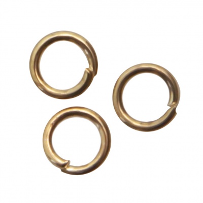 Кольцо  соединительное для бижутерии 4 мм, цв.-золото - купить в Майкопе. Цена: 0.41 руб.