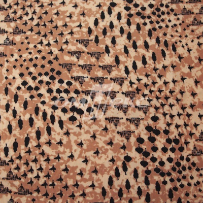 Плательная ткань "Софи" 12.2, 75 гр/м2, шир.150 см, принт этнический - купить в Майкопе. Цена 241.49 руб.