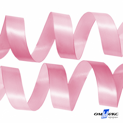 050-нежно-розовый Лента атласная упаковочная (В) 85+/-5гр/м2, шир.25 мм (1/2), 25+/-1 м - купить в Майкопе. Цена: 53.96 руб.
