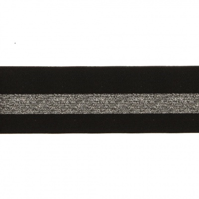 #2/6-Лента эластичная вязаная с рисунком шир.52 мм (45,7+/-0,5 м/бобина) - купить в Майкопе. Цена: 69.33 руб.
