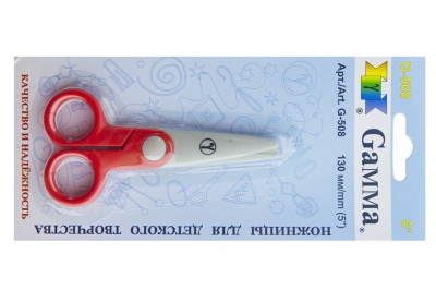 Ножницы G-508 детские 130 мм - купить в Майкопе. Цена: 118.32 руб.