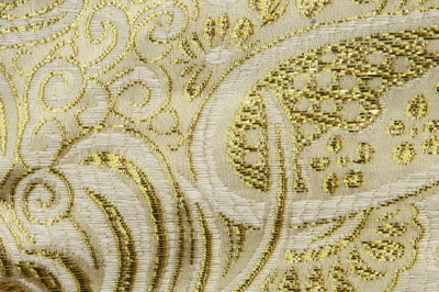 Ткань костюмная жаккард №5, 140 гр/м2, шир.150см, цвет золото - купить в Майкопе. Цена 383.29 руб.