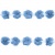Тесьма плетеная "Рюш", упак. 9,14 м, цвет голубой - купить в Майкопе. Цена: 45.87 руб.