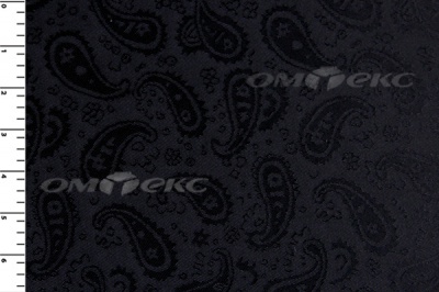 Ткань подкладочная жаккард Р14098, чёрный, 85 г/м2, шир. 150 см, 230T - купить в Майкопе. Цена 166.45 руб.
