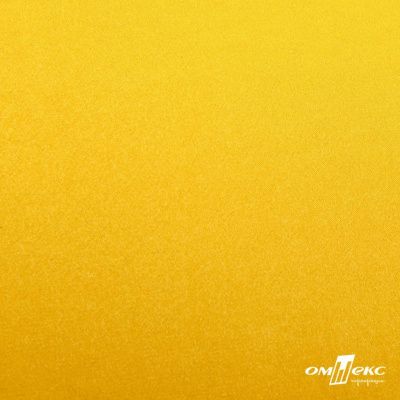 Поли креп-сатин 13-0859, 125 (+/-5) гр/м2, шир.150см, цвет жёлтый - купить в Майкопе. Цена 155.57 руб.