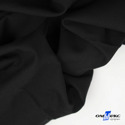 Ткань костюмная "Матте" 80% P, 16% R, 4% S, 170 г/м2, шир.150 см, цв-черный #1 - купить в Майкопе. Цена 372.90 руб.