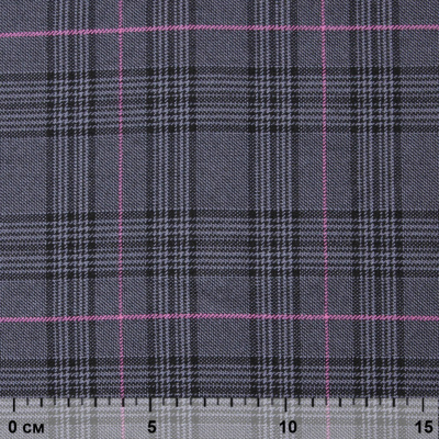 Ткань костюмная "Клер" 80% P, 16% R, 4% S, 200 г/м2, шир.150 см,#7 цв-серый/розовый - купить в Майкопе. Цена 412.02 руб.