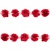 Тесьма плетеная "Рюш", упак. 9,14 м, цвет красный - купить в Майкопе. Цена: 47.30 руб.