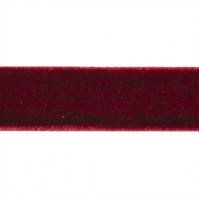 Лента бархатная нейлон, шир.12 мм, (упак. 45,7м), цв.240-бордо - купить в Майкопе. Цена: 392 руб.