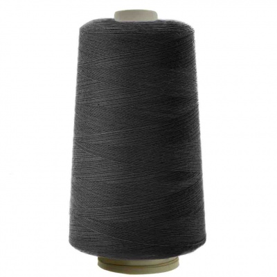 Швейные нитки (армированные) 28S/2, нам. 2 500 м, цвет чёрный - купить в Майкопе. Цена: 139.91 руб.