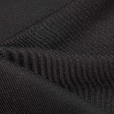 Ткань костюмная 21010 2044, 225 гр/м2, шир.150см, цвет черный - купить в Майкопе. Цена 394.71 руб.