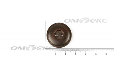 Пуговица деревянная круглая №54 (25мм) - купить в Майкопе. Цена: 4.12 руб.