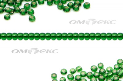 Бисер (SL) 11/0 ( упак.100 гр) цв.27В - зелёный - купить в Майкопе. Цена: 53.34 руб.