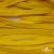 Шнур плетеный (плоский) d-12 мм, (уп.90+/-1м), 100% полиэстер, цв.269 - жёлтый - купить в Майкопе. Цена: 8.62 руб.