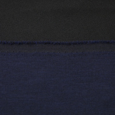 Ткань костюмная 26150 2009, 214 гр/м2, шир.150см, цвет т.синий - купить в Майкопе. Цена 362.24 руб.