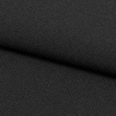Костюмная ткань с вискозой "Рошель", 250 гр/м2, шир.150см, цвет чёрный - купить в Майкопе. Цена 438.12 руб.