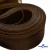 Регилиновая лента, шир.65мм, (уп.25 ярд), цв.- коричневый - купить в Майкопе. Цена: 499.43 руб.