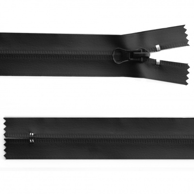Молния водонепроницаемая PVC Т-7, 20 см, неразъемная, цвет чёрный - купить в Майкопе. Цена: 21.56 руб.