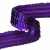 Тесьма с пайетками 12, шир. 20 мм/уп. 25+/-1 м, цвет фиолет - купить в Майкопе. Цена: 786.13 руб.