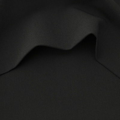 Костюмная ткань с вискозой "Меган", 210 гр/м2, шир.150см, цвет чёрный - купить в Майкопе. Цена 378.55 руб.