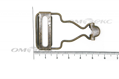Застежки для комбинезонов металлическая 32 мм Никель (20ШТ)  - купить в Майкопе. Цена: 3.18 руб.