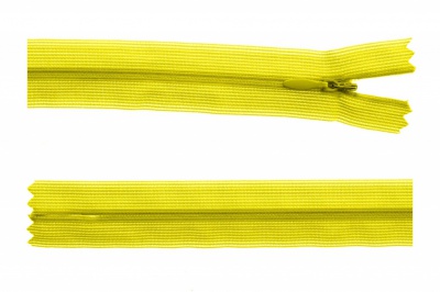 Молния потайная Т3 131, 20 см, капрон, цвет жёлтый - купить в Майкопе. Цена: 5.12 руб.