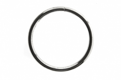 Кольцо металлическое №40 мм, цв.-никель - купить в Майкопе. Цена: 4.45 руб.