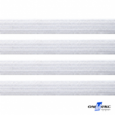 Резинка 8 мм (100+/-1 м) 400 гр/м2 белая бобина "ОМТЕКС" - купить в Майкопе. Цена: 2.48 руб.