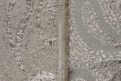 Ткань костюмная жаккард, 135 гр/м2, шир.150см, цвет белый№19 - купить в Майкопе. Цена 441.94 руб.