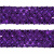Тесьма с пайетками 12, шир. 35 мм/уп. 25+/-1 м, цвет фиолет - купить в Майкопе. Цена: 1 308.30 руб.