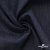 Ткань костюмная "Джинс" с начесом, 320 г/м2, 80% хлопок 20%полиэстер, шир. 160 см, т.синий - купить в Майкопе. Цена 492.24 руб.