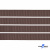 Репсовая лента 005, шир. 6 мм/уп. 50+/-1 м, цвет коричневый - купить в Майкопе. Цена: 88.45 руб.
