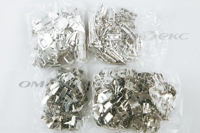 Крючки брючные 4 шипа "Стром" 144 шт. никель - купить в Майкопе. Цена: 383.97 руб.