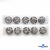 119-01 Кнопки пришивные декоративные металл 21 мм, цв.-никель - купить в Майкопе. Цена: 21.54 руб.