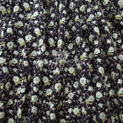 Плательная ткань "Софи" 8.1, 75 гр/м2, шир.150 см, принт растительный - купить в Майкопе. Цена 243.96 руб.