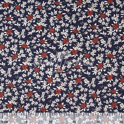 Плательная ткань "Фламенко" 7.2, 80 гр/м2, шир.150 см, принт растительный - купить в Майкопе. Цена 239.03 руб.