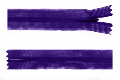 Молния потайная Т3 866, 20 см, капрон, цвет фиолетовый - купить в Майкопе. Цена: 5.27 руб.