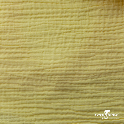 Ткань Муслин, 100% хлопок, 125 гр/м2, шир. 135 см (12-0824) цв.лимон нюд - купить в Майкопе. Цена 337.25 руб.