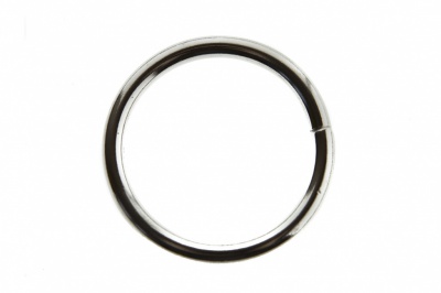 Кольцо металлическое d-32 мм, цв.-никель - купить в Майкопе. Цена: 3.54 руб.