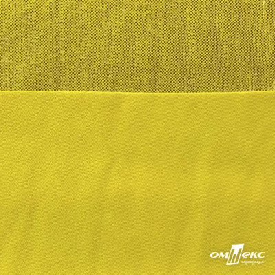 Трикотажное полотно голограмма, шир.140 см, #602 -жёлтый/жёлтый - купить в Майкопе. Цена 385.88 руб.
