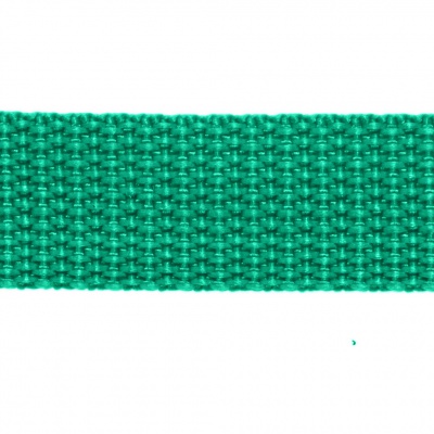Стропа текстильная, шир. 25 мм (в нам. 50+/-1 ярд), цвет яр.зелёный - купить в Майкопе. Цена: 397.52 руб.